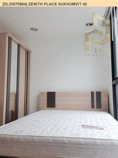 DL23070904 ให้เช่าคอนโด ซีนิธ เพลส สุขุมวิท 42 (Zenith Place Sukhumvit 42) ใกล้ BTS เอกมัย พร้อมเข้าอยู่ โทรด่วน 0638692663 LineID @138fpvll