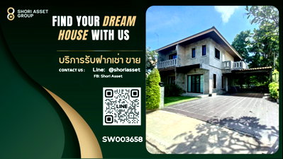 Houses for sale San Sai Chiang Mai : For sale: 2-storey house in Minihome Extra project. No common area fee, fully furnished and move-in ready. -SW003658 