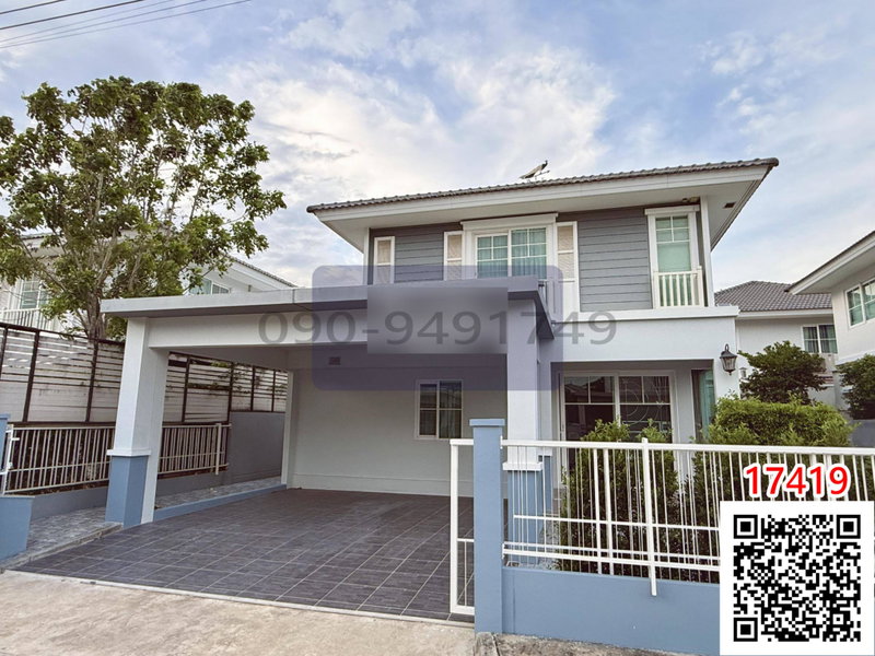 บ้านเดี่ยวให้เช่า : เช่า บ้านเดี่ยว 2 ชั้น โครงการ Villagio ศรีนครินทร์-บางนา ใกล้ Mega บางนา