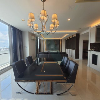 รูปภาพ ให้เช่าคอนโด เดอะ โฟร์วิงส์ เรสซิเดนซ์ อาคาร 1 ชั้น 26 Duplex 3 ห้องนอน ขนาด 300.00 ตรม ใกล้ สนามกอล์ฟ กรุงเทพกรีฑา