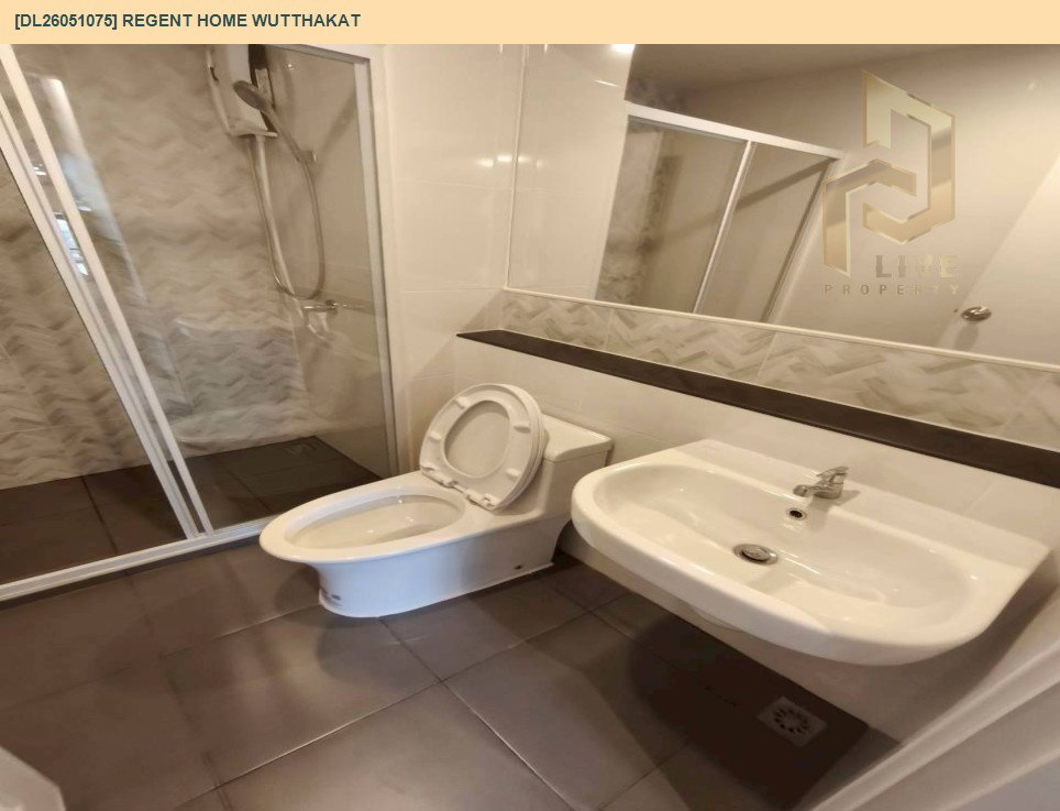 รูป DL26051075 ให้เช่าคอนโด รีเจ้นท์ โฮม วุฒากาศ (Regent Home Wutthakat) ใกล้ BTS วุฒากาศ พร้อมเข้าอยู่ โทรด่วน 0653619502 LineID @217jgcbp - รูปที่ 6/6