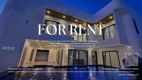 🏡 Modern Arc-style pool villa with a cutting-edge design, near Lanna International School / close to the Outer Ring Road 3,