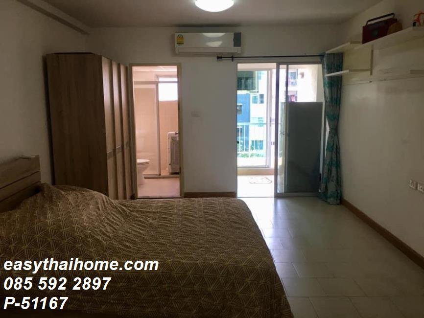 รูป P-51167 — ให้เช่าคอนโด ชั้น 4 ตึก 2 Supalai City Resort Ratchada - Huaykwang ใกล้ MRT ห้วยขวาง 085-592-2897 Line: @easythaihome - รูปที่ 3/12