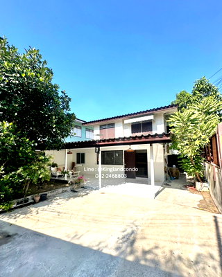 Houses for rent Central Plaza Bang Na : Single House for Rent at Udomsuk 48, Sukhumvit 103 Beautiful garden-style home in a peaceful atmosphere Fully furnished & Pet Friendly 