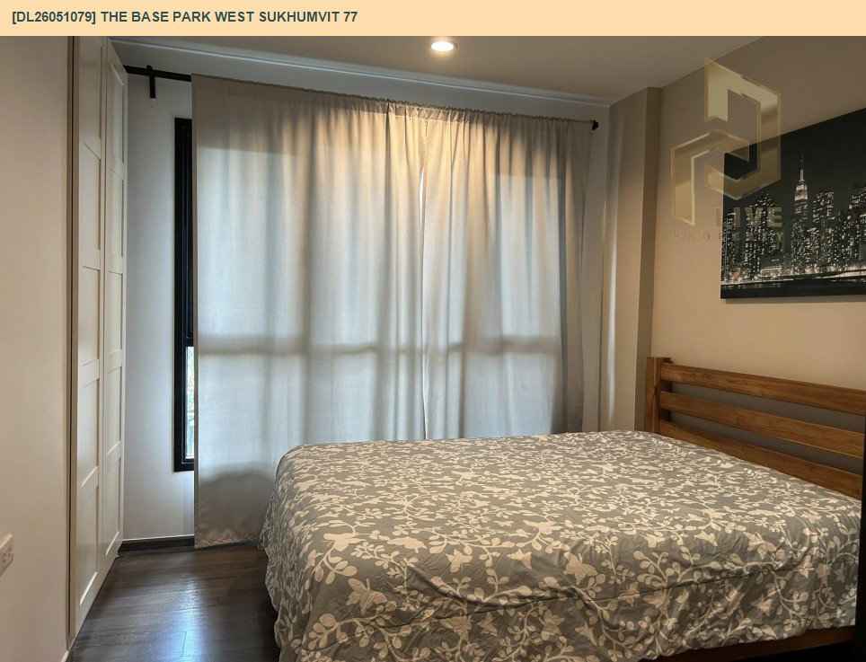 รูป DL26051079 ให้เช่าคอนโด เดอะ เบส พาร์ค เวสต์ สุขุมวิท 77 (The Base Park West Sukhumvit 77) ใกล้ BTS อ่อนนุช พร้อมเข้าอยู่ โทรด่วน 0614453194 LineID @162cjixi - รูปที่ 6/11