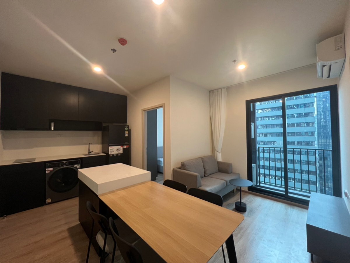 picture Ready to move in 💎 𝐍𝐮𝐞 𝐃𝐢𝐬𝐭𝐫𝐢𝐜𝐭 𝐑𝟗 💎 2 Bed 1 Bath Size 34.80 Sq.m. Near Central Rama 9 - 1/6