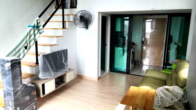 Condos for sale : 🔺 Condo for sale, Knightsbridge Duplex Tiwanon, DUPLEX, 19th floor, near BigC Tiwanon.