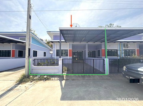 TOWN HOUSE 22.9 Sq.w. Pluak Daeng Rayong for 1.7M