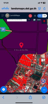 🟢70 rai of land (purple zone), priced at 12 million baht per rai, Sam Phran District, Nakhon Pathom Province. CV222