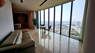 คอนโดให้เช่า : LTH15623 – Luxury Riverside Condo for Rent Khlong San | Private Lift Corner Unit | Banyan Tree Riverside Residences | 180,000 THB