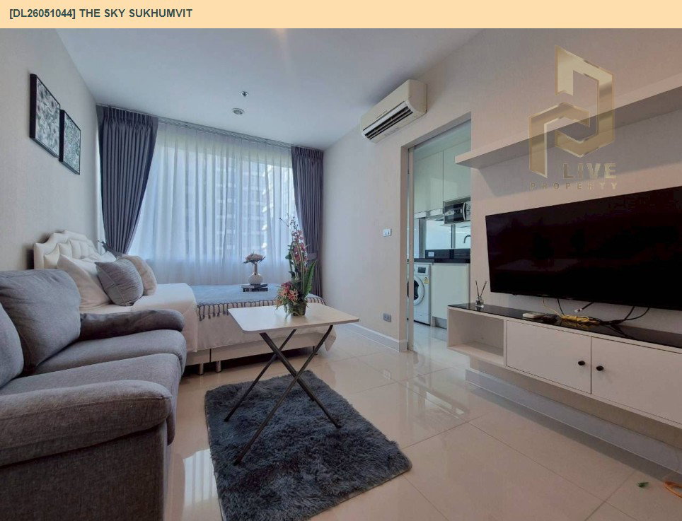 รูป DL26051044 ให้เช่าคอนโด เดอะ สกาย สุขุมวิท (The Sky Sukhumvit) ใกล้ BTS อุดมสุข พร้อมเข้าอยู่ โทรด่วน 0638692663 LineID @655ebbvc - รูปที่ 8/14