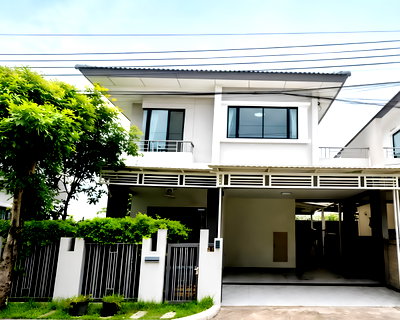 Houses for sale Bang Plee Samut Prakarn : 🔥 Single house for sale including furniture Ready to move in Near Suvarnabhumi Airport and Mega Bangna 🔥 Atoll Java Bay Bangna-Kingkaew