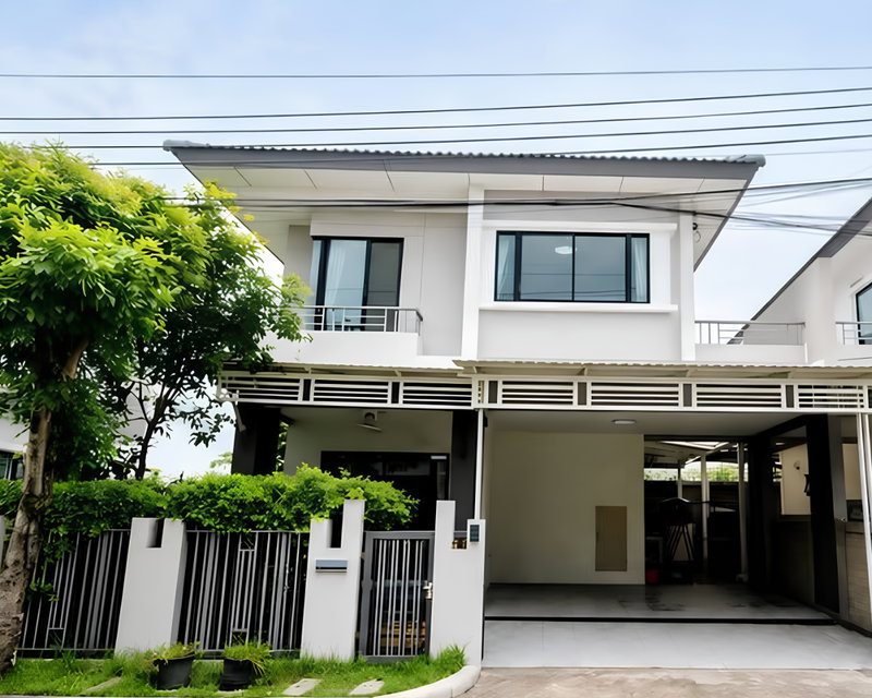 Houses for sale : 🔥 Single house for sale including furniture Ready to move in Near Suvarnabhumi Airport and Mega Bangna 🔥 Atoll Java Bay Bangna-Kingkaew