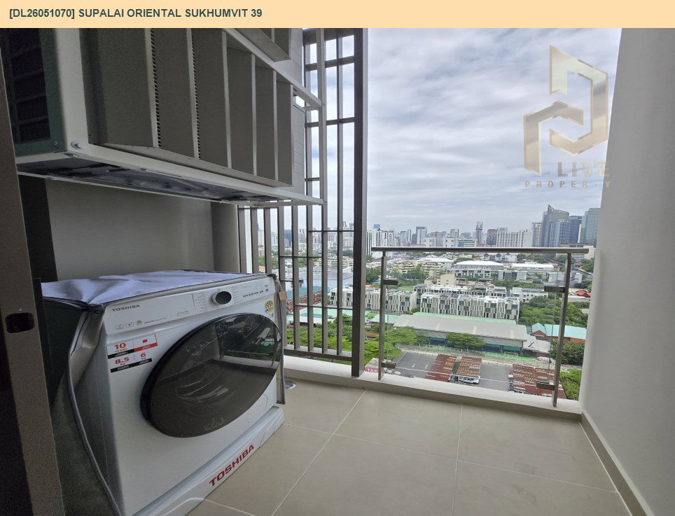 รูป DL26051070 ให้เช่าคอนโด ศุภาลัย โอเรียนทัล สุขุมวิท 39 (Supalai Oriental Sukhumvit 39) ใกล้ BTS พร้อมพงษ์ พร้อมเข้าอยู่ โทรด่วน 0653619502 LineID @897iyzll - รูปที่ 8/10