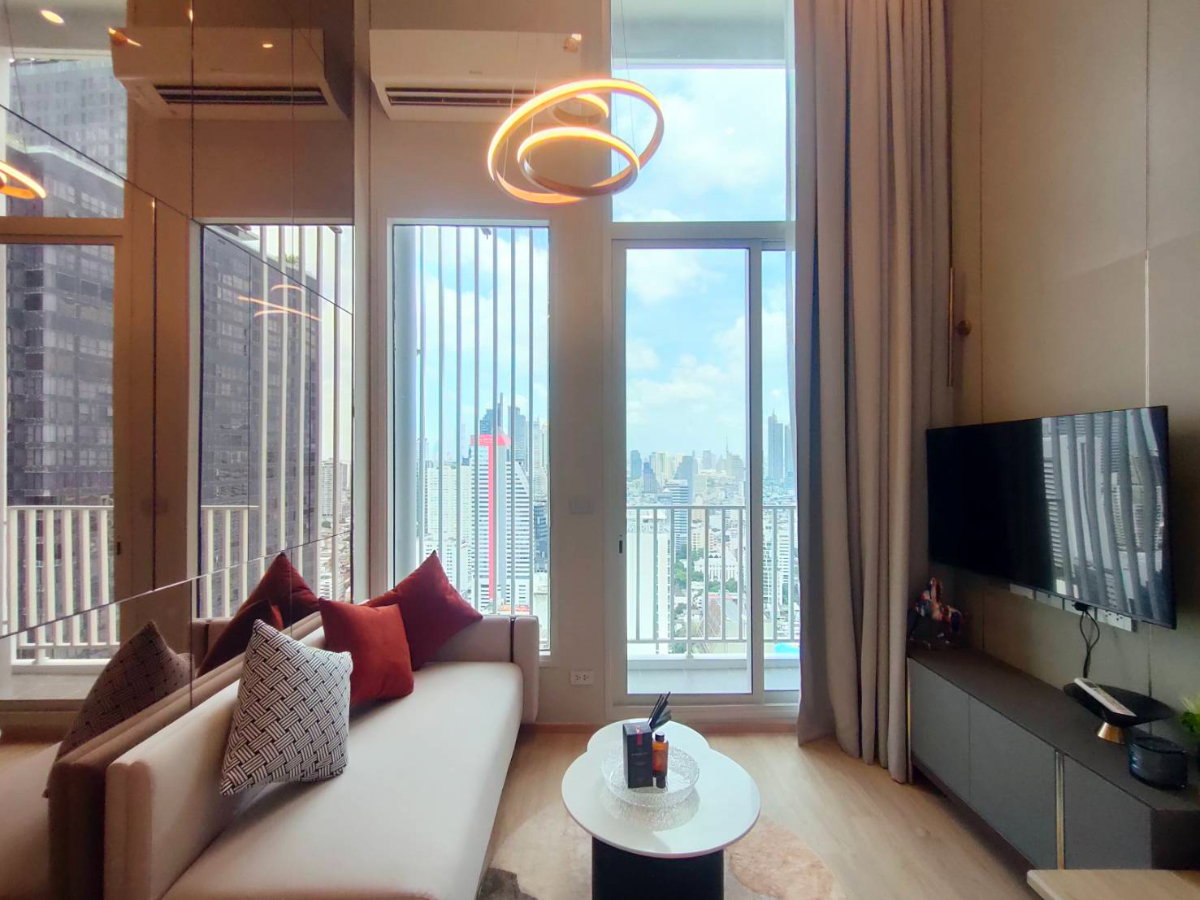 picture Condo for rent at Culture Chula, high-floor loft unit near Chula (ST-01) - 1/22
