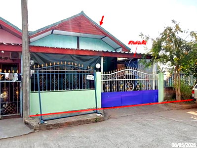 บ้านเดี่ยว ศิริพลาซ่า คอมเพล๊กซ์  : บ้านเดี่ยว 34 ตร.วา ธนากร วิลเลจ สูงเนิน นครราชสีมา 800,000