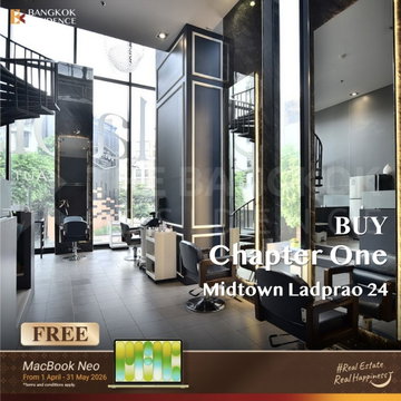 🏢 Commercial Space for Sale 3-Storey Business Space at Chapter One Midtown Ladprao 24 Fully Decorated & Ready for Business ✨