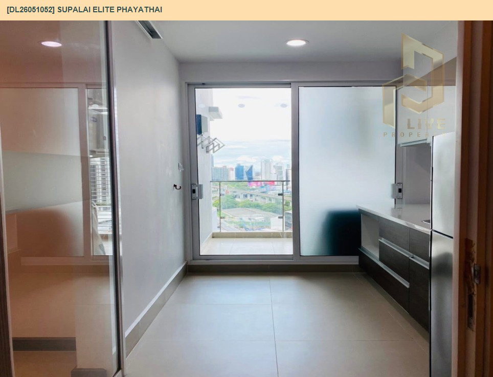 รูป DL26051052 ให้เช่าคอนโด ศุภาลัย เอลีท พญาไท (Supalai Elite Phayathai) ใกล้ BTS พญาไท พร้อมเข้าอยู่ โทรด่วน 0638692663 LineID @655ebbvc - รูปที่ 5/6