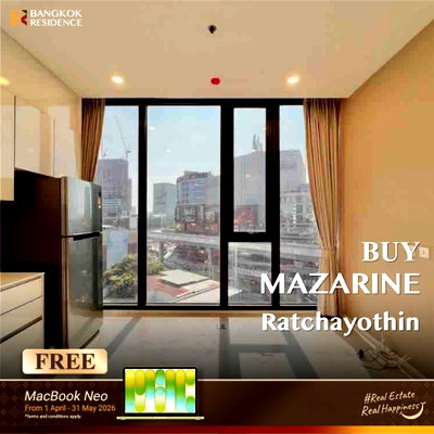 ขายคอนโด : ✨ ขายคอนโด MAZARINE Ratchayothin ห้องสวย Modern ติด BTS รัชโยธิน 5.99 ล้าน!
