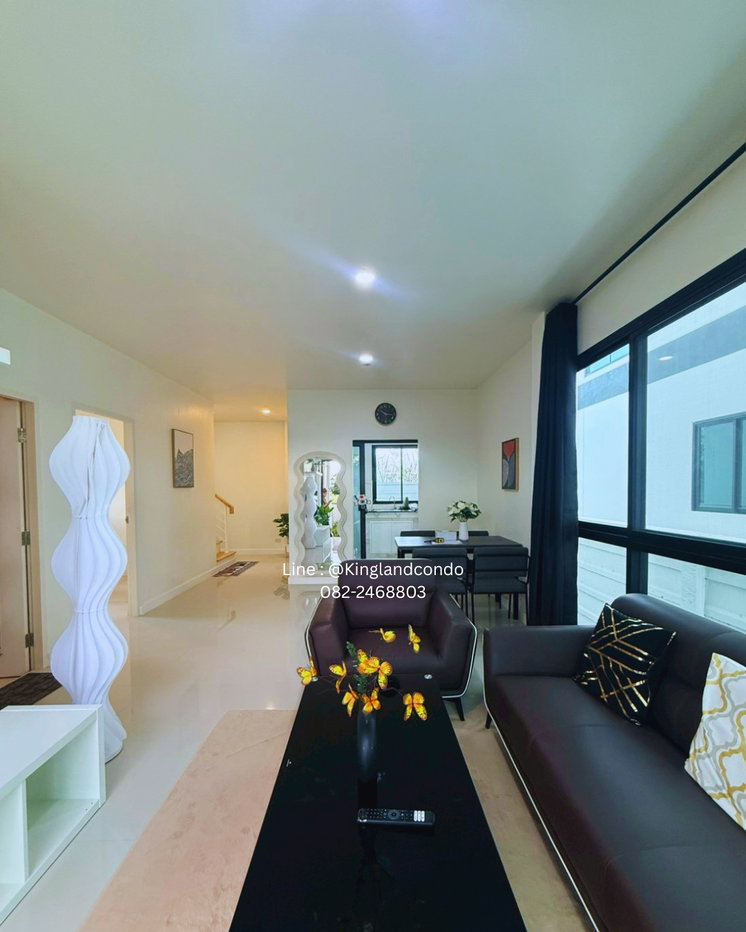 รูป ให้เช่าทาวน์โฮม บ้านใหม่ เฟอร์นิเจอร์ครบ ใกล้ Mega Bangna บ้านมือ 1 เพิ่งสร้างเสร็จ พร้อมเข้าอยู่ เหมาะอยู่อาศัยหรือทำออฟฟิศ จดทะเบียนบริษัทได้ - รูปที่ 3/22
