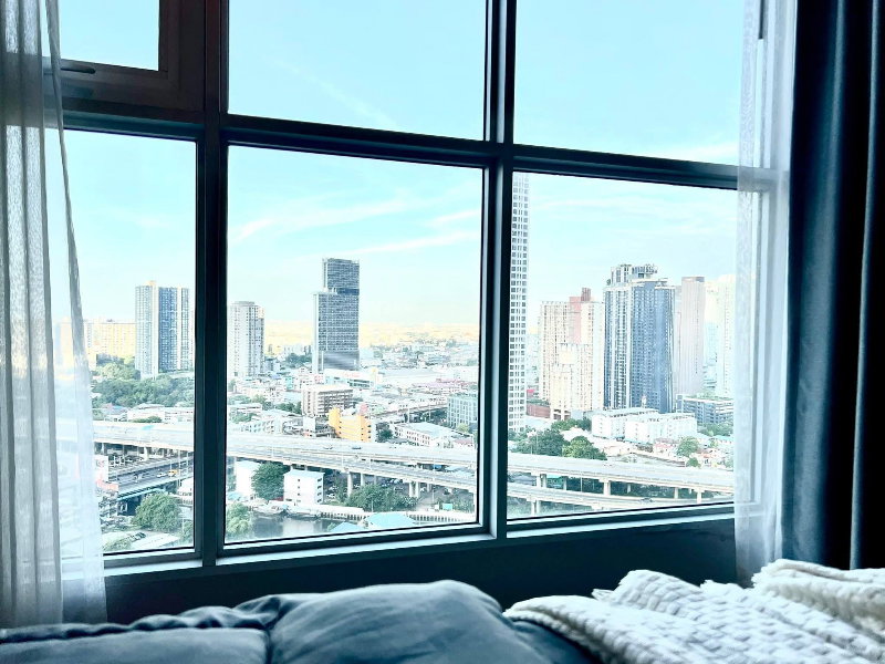 รูป ให้เช่า Aspire Sukhumvit 48 สวย และถูกที่สุด, 400 ม. BTS พระโขนง  พร้อมอยู่ 15,000 บาท/เดือน  39 ตร.ม. ชั้น 26  ห้องใหญ่ วิวสวย ไม่บล็อก - รูปที่ 9/16