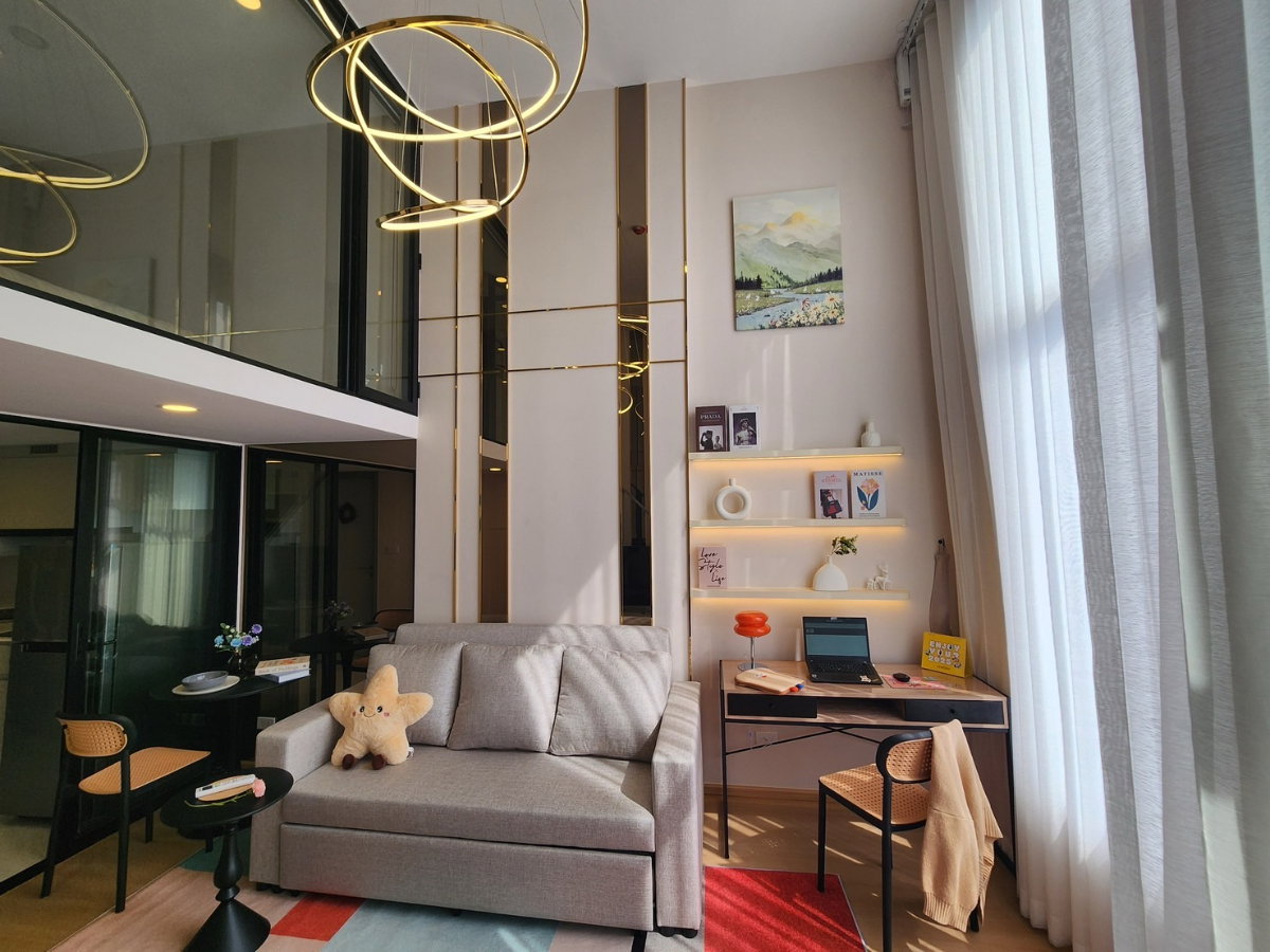 รูป ให้เช่า คอนโด ✨ ใจกลางห้วยขวาง ✨Soho Bangkok Ratchada✨ ห้องสวย เฟอร์ครบ พร้อมอยู่ - รูปที่ 2/12