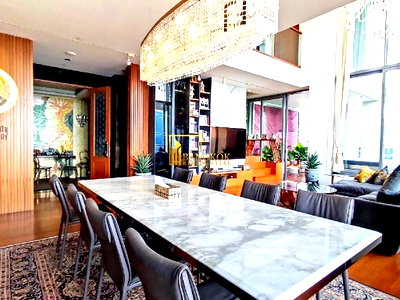Condos for rent : The Sukhothai Residences | Elegant 4 Bedroom Duplex Condo - BR15696CD