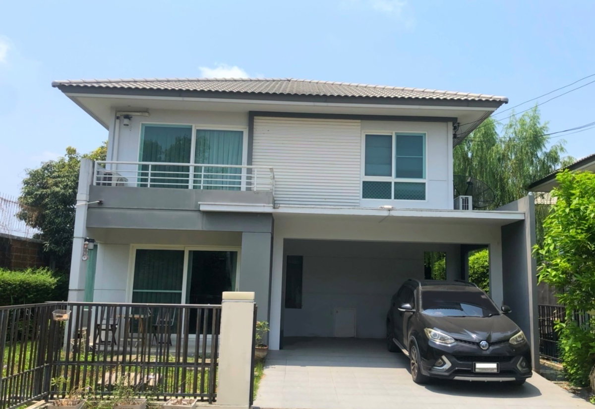 รูป บ้านเดี่ยวหลังมุม 60 ตรว. 2 ชั้น 3 ห้องนอน 3 ห้องน้ำ ม. สีวลี สุวรรณภูมิ - รูปที่ 1/7