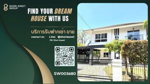 House for sale, Kankanok Ville 10, fully furnished and ready to move in. Beautiful house in a prime Hang Dong location. -SW003680