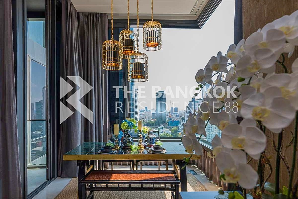 picture Rental Condo 💫 Ashton Silom, 2BR 86 sqm 72K 🌟 Beautiful & Spacious near BTS Chong Nonsi  - 3/8
