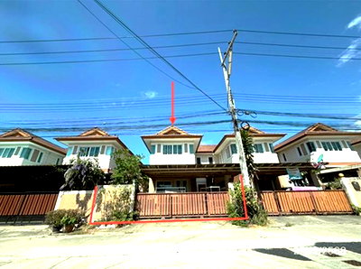 บ้านเดี่ยว ชลบุรี : บ้านเดี่ยว 36 ตร.วา บ้านณฐาวดี 4 ศรีราชา ชลบุรี 2.5M