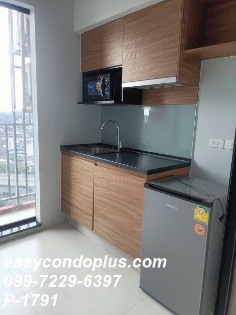 รูป P-1791 ห้องวิวเมือง • Brix Condominium • ใกล้ MRT สิรินธร 12,000 บาท | Line Id: @easycondoplus | 099-229-6397 - รูปที่ 4/5