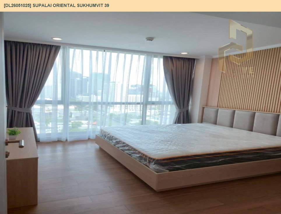 รูป DL26051025 ให้เช่าคอนโด ศุภาลัย โอเรียนทัล สุขุมวิท 39 (Supalai Oriental Sukhumvit 39) ใกล้ BTS พร้อมพงษ์ พร้อมเข้าอยู่ โทรด่วน 0638692663 LineID @655ebbvc - รูปที่ 3/12