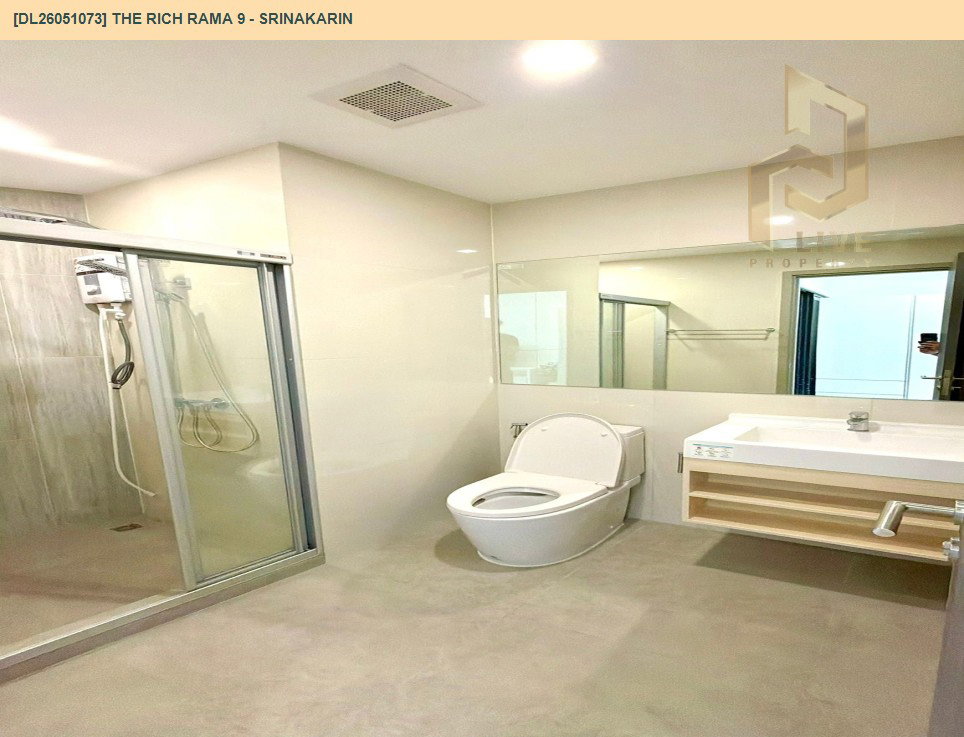 รูป DL26051073 ให้เช่าคอนโด เดอะริช พระราม 9 - ศรีนครินทร์ (The Rich Rama 9 - Srinakarin) ใกล้ AIRPORT RAIL LINK หัวหมาก พร้อมเข้าอยู่ โทรด่วน 0638692663 LineID @138fpvll - รูปที่ 6/6