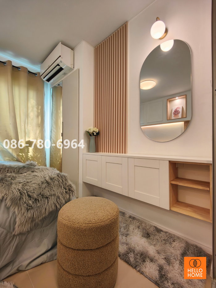 รูป ให้เช่า ลุมพินี วิลล์ อ่อนนุช-ลาดกระบัง 1 กว้าง 26 ตร.ม.  (ตกแต่งสวยพิเศษสุด) มีเครื่องซักผ้า - รูปที่ 17/39