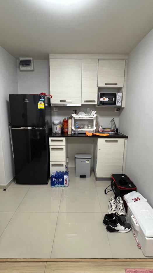 รูป ขาย เอ็ม​ โซไซตี้ คอนโด ตึก A ชั้น 7 (จาก 30 ชั้น) 31 ตรม. แบบ 1 ห้องนอน 1 ห้องน้ำ แต่งครบ แอร์ 2 ตัว มีระเบียง วิวทะเลสาบ ฝั่งถนนบอนด์สตรีท - รูปที่ 15/27