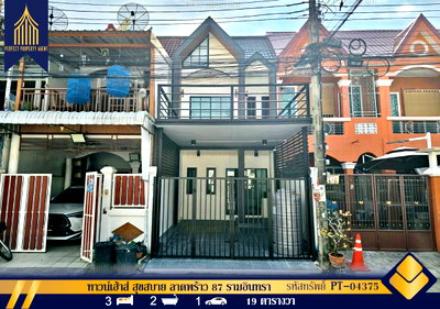 ทาวน์โฮม กรุงเทพมหานคร : ขาย ทาวน์เฮ้าส์ สุขสบาย ลาดพร้าว 87 รามอินทรา รีโนเวทใหม่พร้อมอยู่