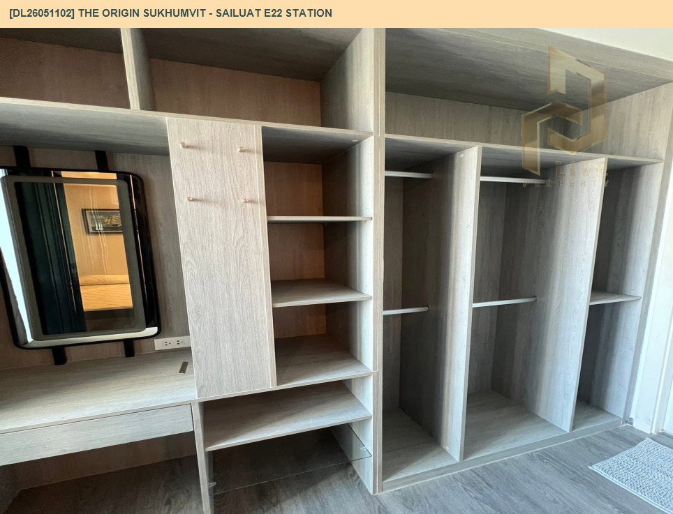รูป DL26051102 ให้เช่าคอนโด ดิ ออริจิ้น สุขุมวิท - สายลวด E22 สเตชั่น (THE ORIGIN SUKHUMVIT - SAILUAT E22 STATION) ใกล้ BTS สายลวด พร้อมเข้าอยู่ โทรด่วน 0638692663 LineID @655ebbvc - รูปที่ 4/6