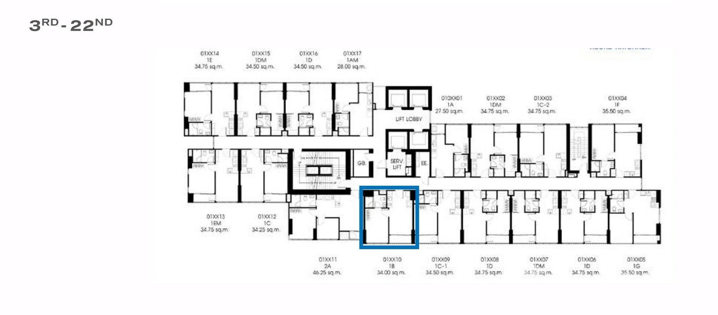 picture 1 Bedroom Condo for sale at The Line Asoke - Ratchada 283705 - 16/16