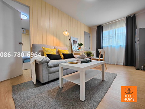 🌟 ให้เช่า ห้องคอมไบน์ 2 Bed กว้าง 44 ตร.ม. แต่งสวยพิเศษสุด (มีเครื่องซักผ้า) | ลุมพินี คอนโดทาวน์ ร่มเกล้า-สุวรรณภูมิ 🌟