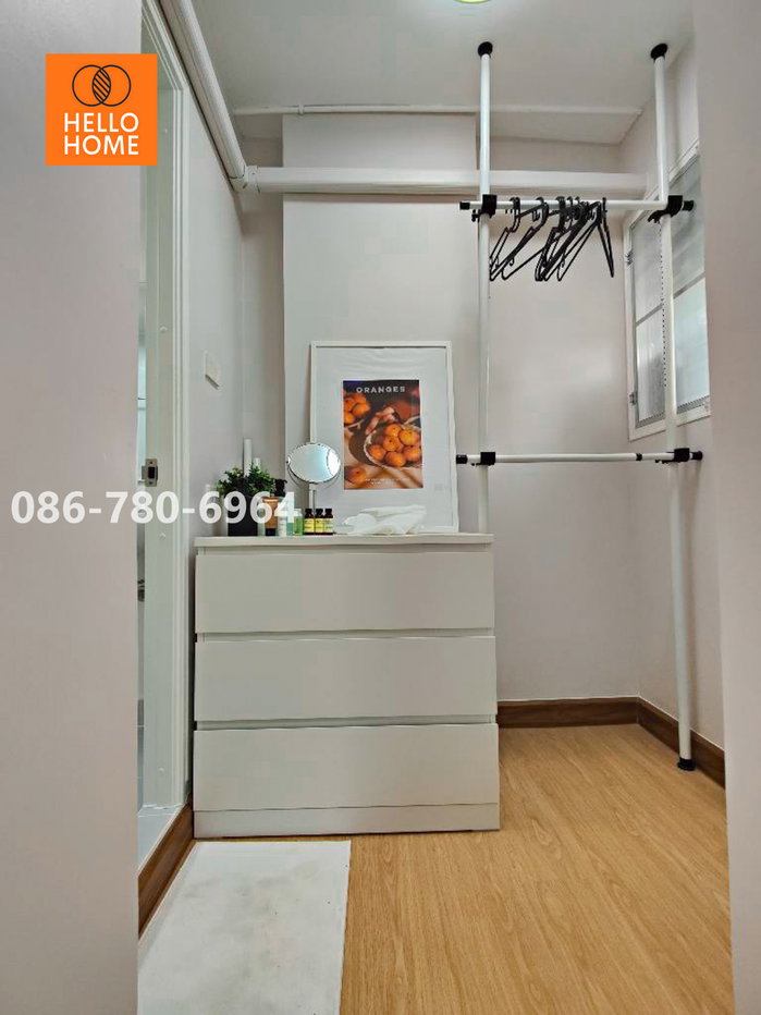 รูป 🌟 ให้เช่า ห้องคอมไบน์ 2 Bed กว้าง 44 ตร.ม. แต่งสวยพิเศษสุด (มีเครื่องซักผ้า) | ลุมพินี คอนโดทาวน์ ร่มเกล้า-สุวรรณภูมิ 🌟 - รูปที่ 13/22
