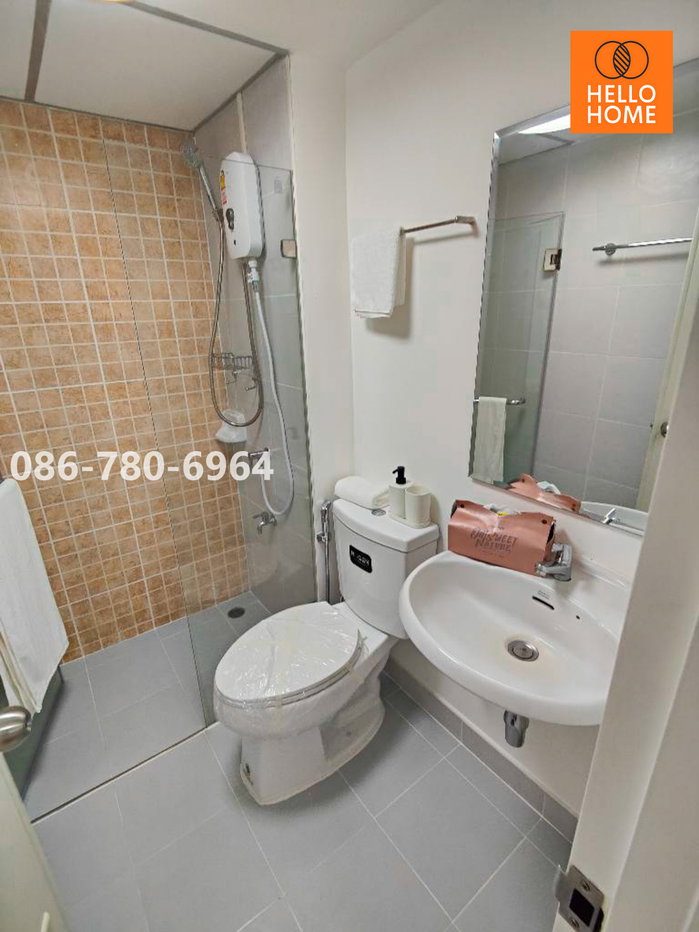 รูป 🌟 ให้เช่า ห้องคอมไบน์ 2 Bed กว้าง 44 ตร.ม. แต่งสวยพิเศษสุด (มีเครื่องซักผ้า) | ลุมพินี คอนโดทาวน์ ร่มเกล้า-สุวรรณภูมิ 🌟 - รูปที่ 16/22