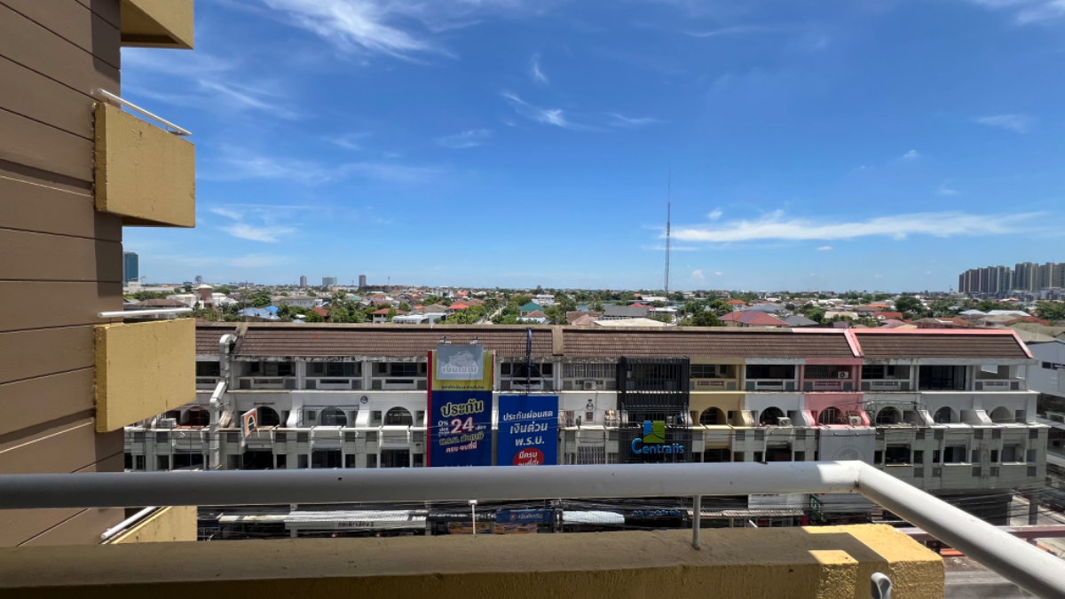 รูป ขาย เอ็ม​ โซไซตี้ คอนโด ตึก A ชั้น 7 (จาก 30 ชั้น) 31 ตรม. แบบ 1 ห้องนอน 1 ห้องน้ำ แต่งครบ แอร์ 2 ตัว มีระเบียง วิวทะเลสาบ ฝั่งถนนบอนด์สตรีท - รูปที่ 4/27