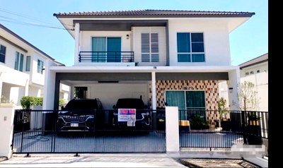 บ้านเดี่ยว สมุทรปราการ : บ้านเดี่ยว สีวลีบางนา 3นอน3น้ำ 61ตรว164ตรม 6.95ล