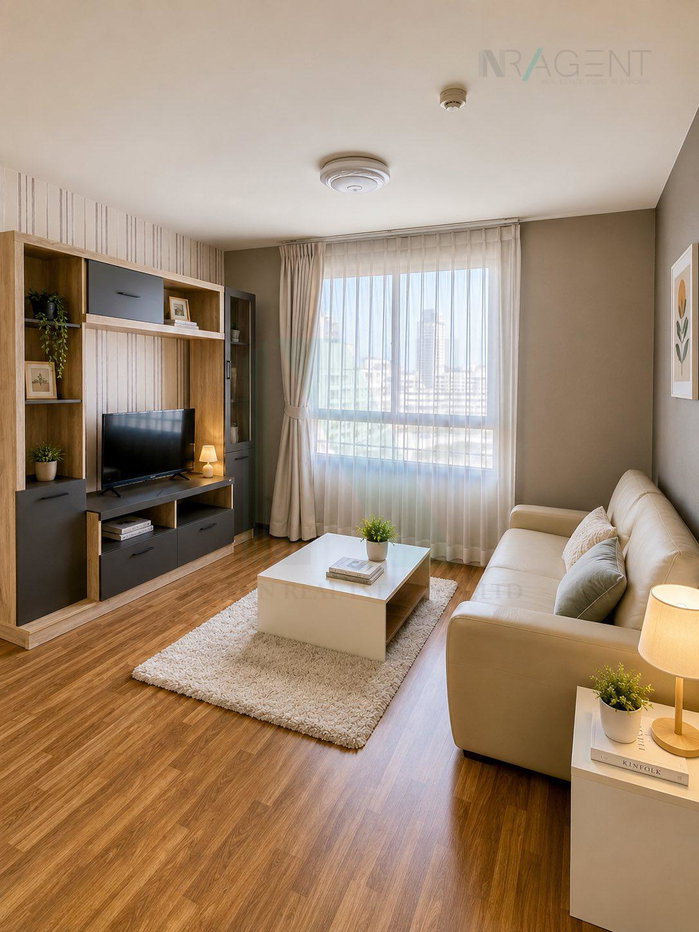 รูป 🚩 ขายคอนโด ยู รัชโยธิน อาคาร 1 ชั้น 8 2 ห้องนอน ขนาด 51 ตรม ใกล้ ห้างสรรพสินค้าเมเจอร์รัชโยธิน - รูปที่ 5/8