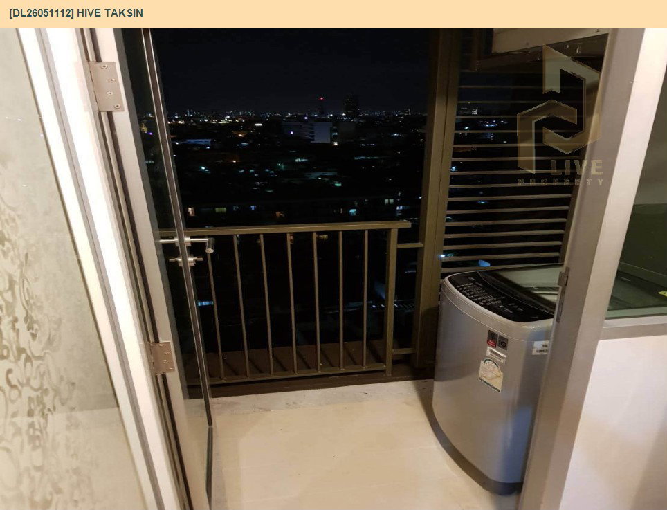รูป DL26051112 ให้เช่าคอนโด ไฮฟ์ ตากสิน (Hive Taksin) ใกล้ BTS วงเวียนใหญ่ พร้อมเข้าอยู่ โทรด่วน 0614453194 LineID @162cjixi - รูปที่ 5/5