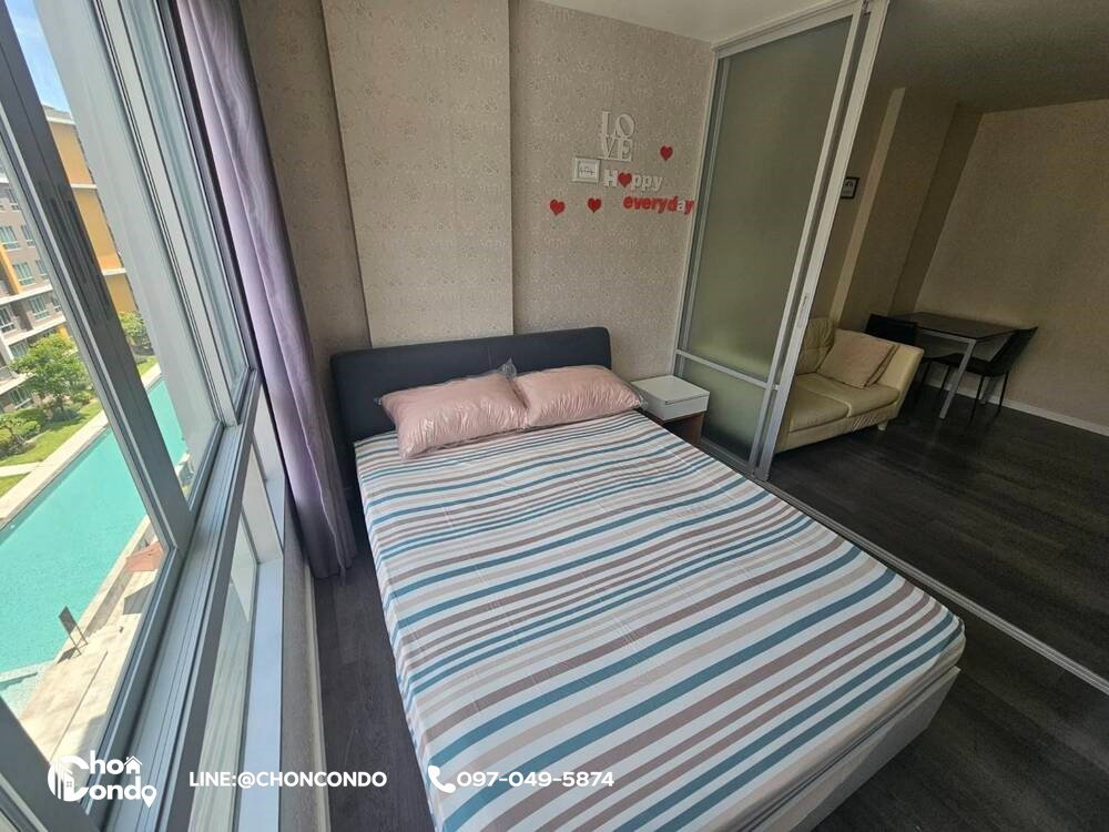 รูป DCondo ดีคอนโด ชั้น6 ตึกD  ------------วิวสระ------------Tel 097-049-5874 (Line: @choncondo มี@ด้วย) - รูปที่ 1/16