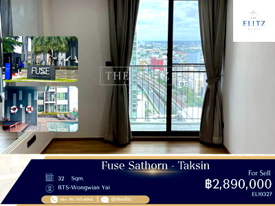 ขายคอนโด : ✨For Sell | ความเรียบหรูที่ตอบโจทย์การใช้ชีวิตของคุณ ที่ Fuse Sathorn - Taksin
