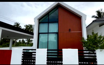 Houses for sale Si Racha Chonburi : Luxury pool villa for sale in Hub Bon, Sriracha. Beautiful mountain views and resort-like atmosphere.