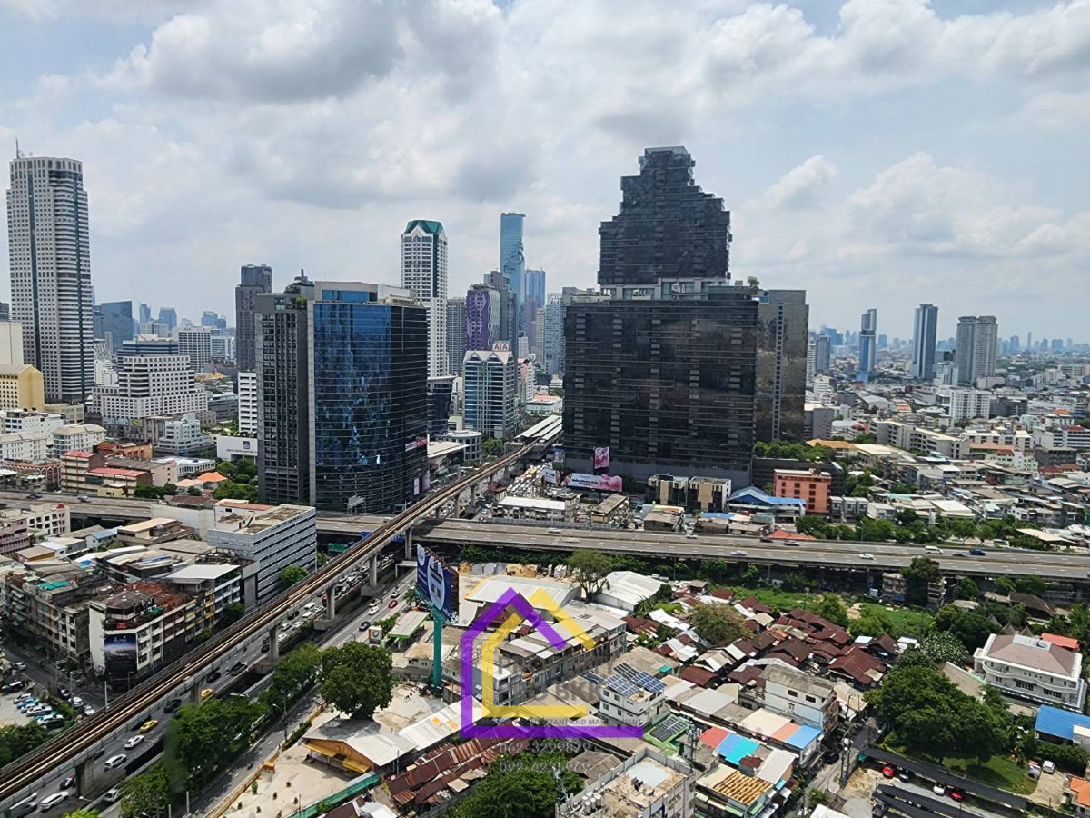 รูป 🔥 ปล่อยเช่าด่วน! Rhythm Sathorn (ริธึ่ม สาทร) ชั้น 25+ วิวเมืองสวยสะกดตา ใกล้ BTS สะพานตากสิน - รูปที่ 10/14